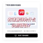 有道翻译为什么识别错误？